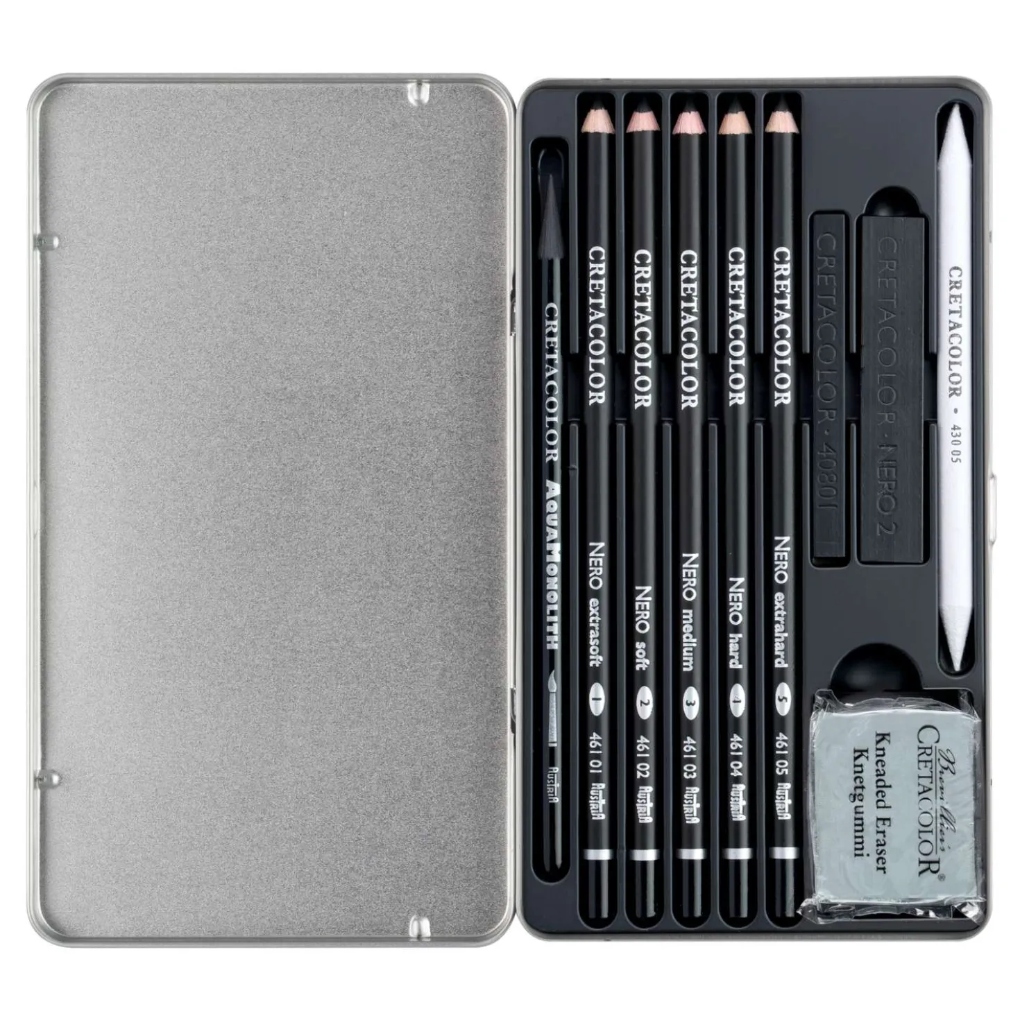 CRETACOLOR® Deep Black Zeichen- und Skizzierset