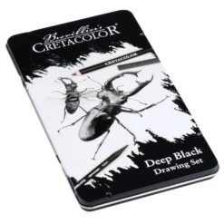 CRETACOLOR® Deep Black Zeichen- und Skizzierset
