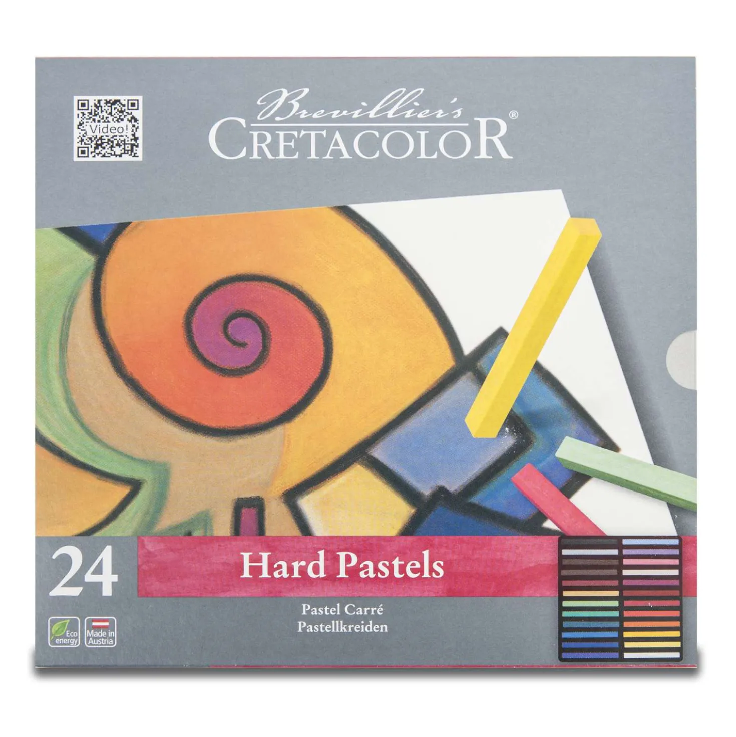 CRETACOLOR® Pastellcarré im Metalletui