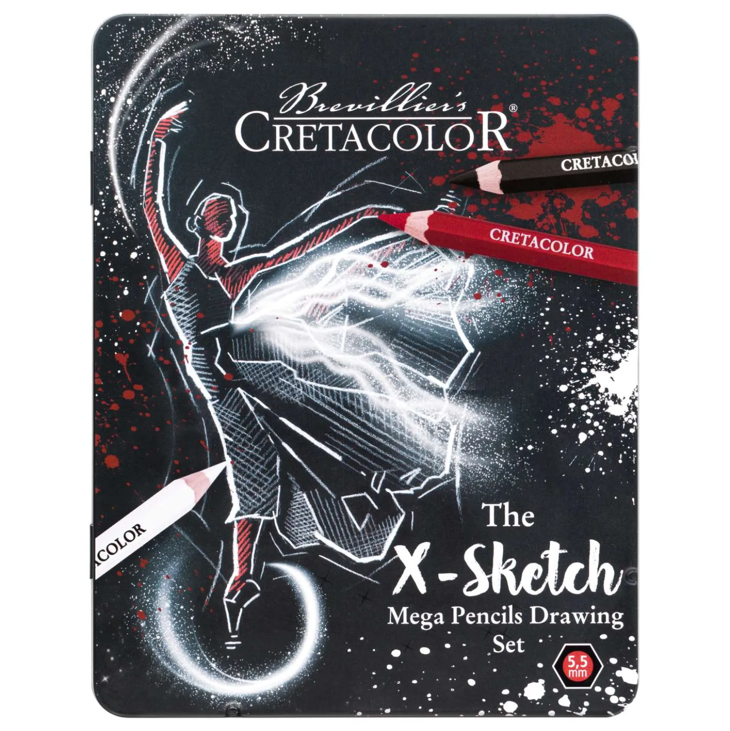 CRETACOLOR® The X-Sketch MEGA Künstlerstifte-Set