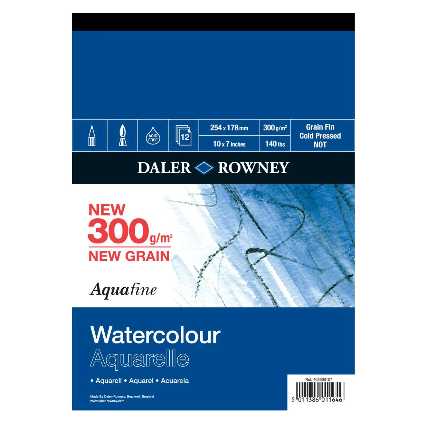 DALER-ROWNEY Aquafine Aquarellblock