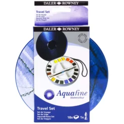 DALER ROWNEY Aquafine Aquarellfarben Travel-Set