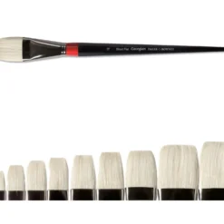 DALER-ROWNEY Georgian Borstenpinsel Serie 36, flach + kurz