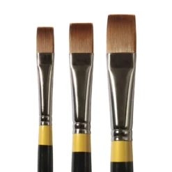 DALER ROWNEY System 3 Acrylpinsel, Serie 41, flach + kurz