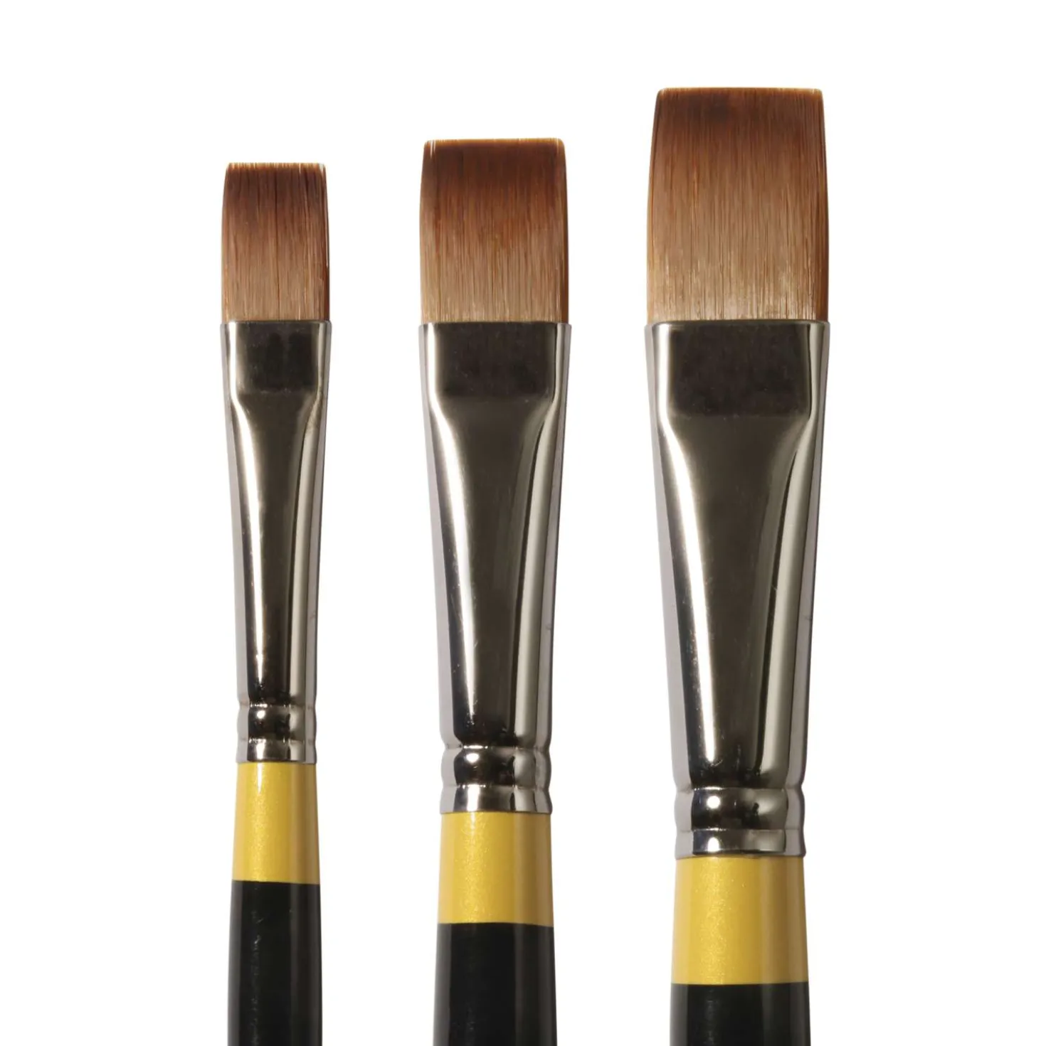 DALER ROWNEY System 3 Acrylpinsel, Serie 41, flach + kurz