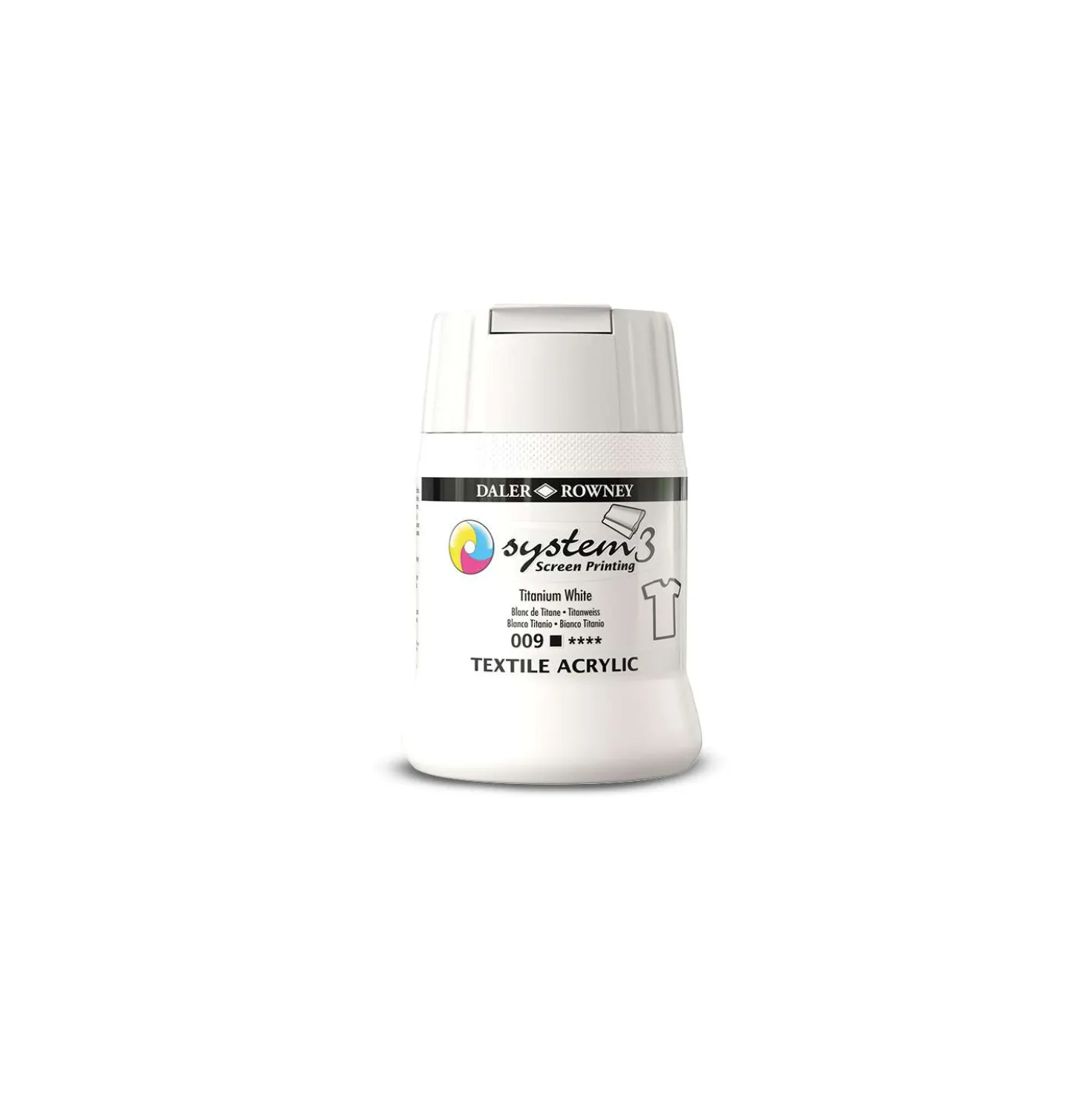 DALER-ROWNEY System 3 TEXTILE ACRYLIC Siebdruckfarben