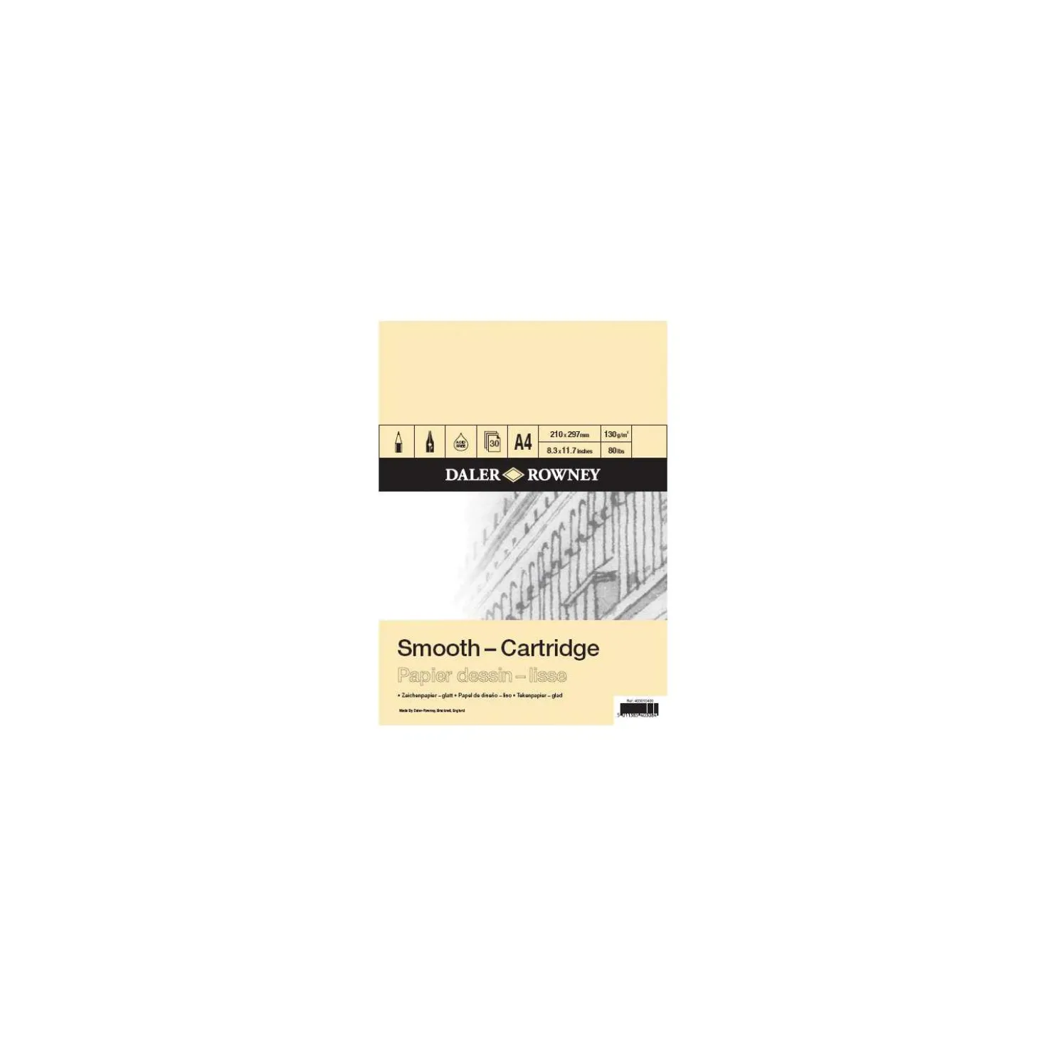 DALER-ROWNEY Zeichenblock Smooth-Cartridge
