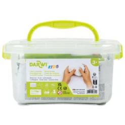 DARWI® Kids selbsthärtende Modelliermasse, lufttrocknend, weiß, 4 × 1 kg