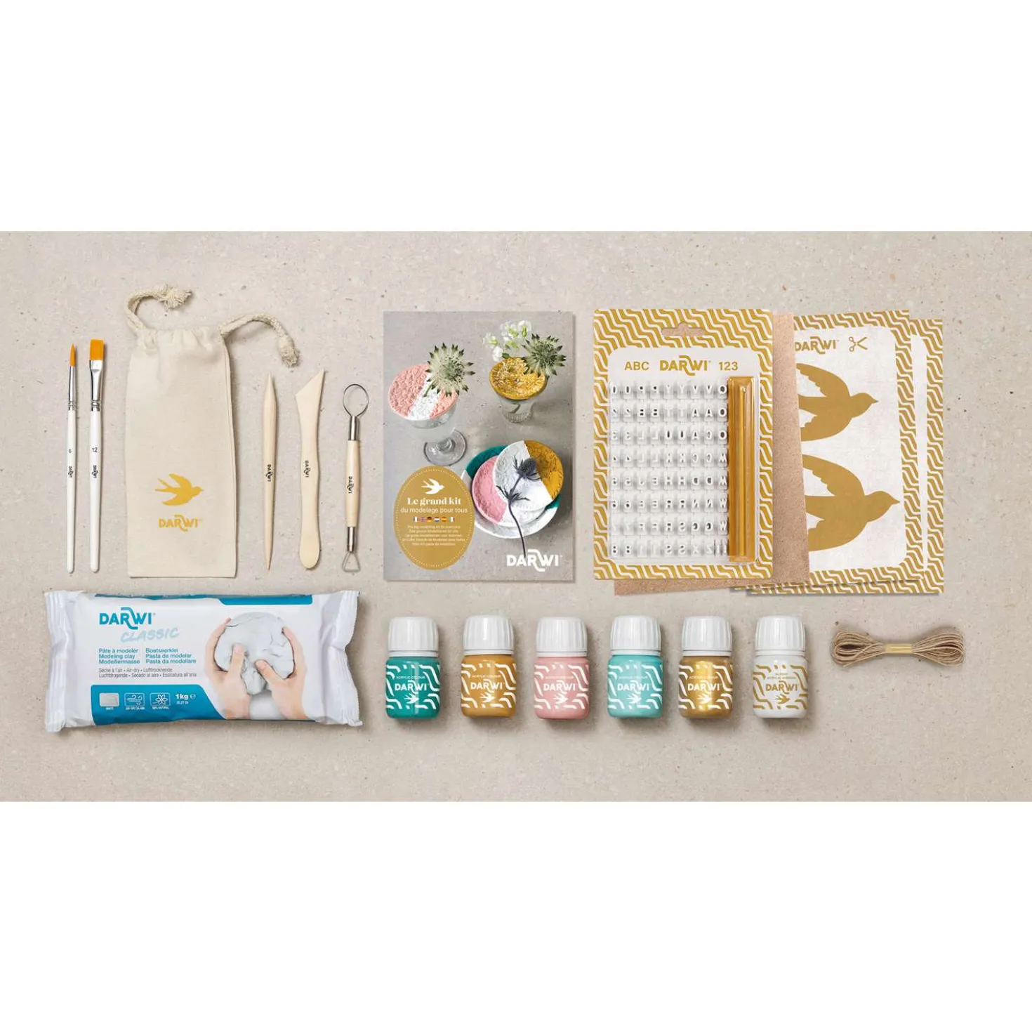 DARWI Modelliermassen Set