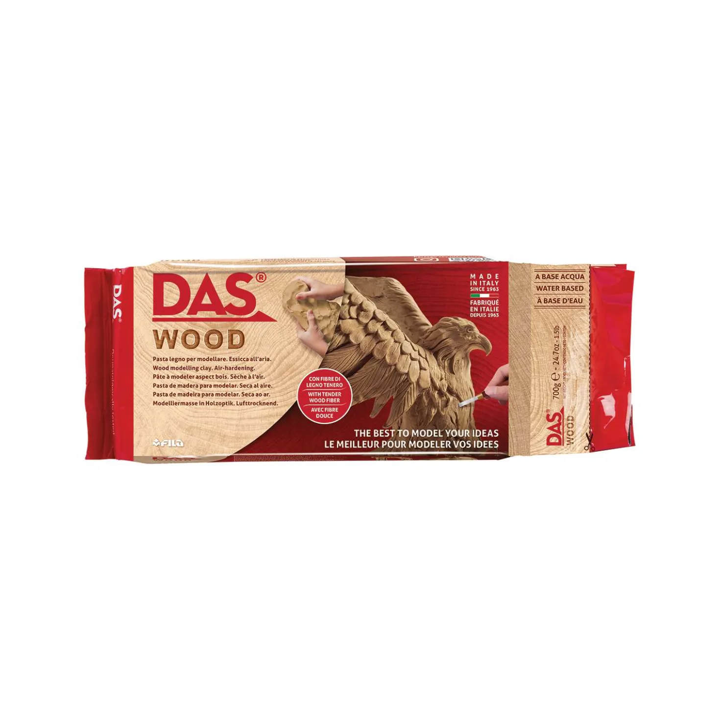 DAS® Modelliermasse, wood