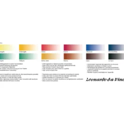 da Vinci Aquarellkasten "Leonardo", 12 ganze Näpfchen