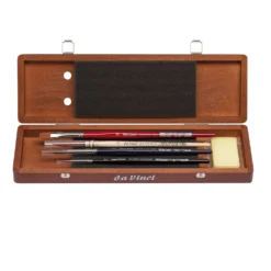 da Vinci Aquarellpinselset in Holzschatulle, Serie 5280