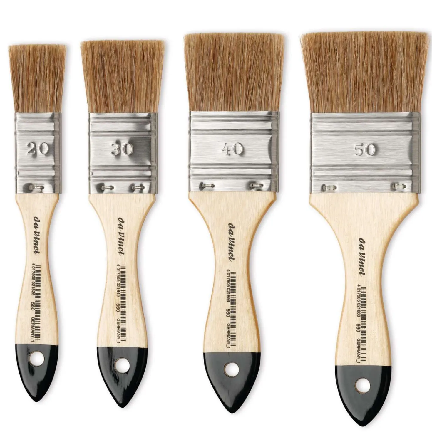 da Vinci Breite Haarpinsel, Serie 560 Rindsohrhaarpinsel