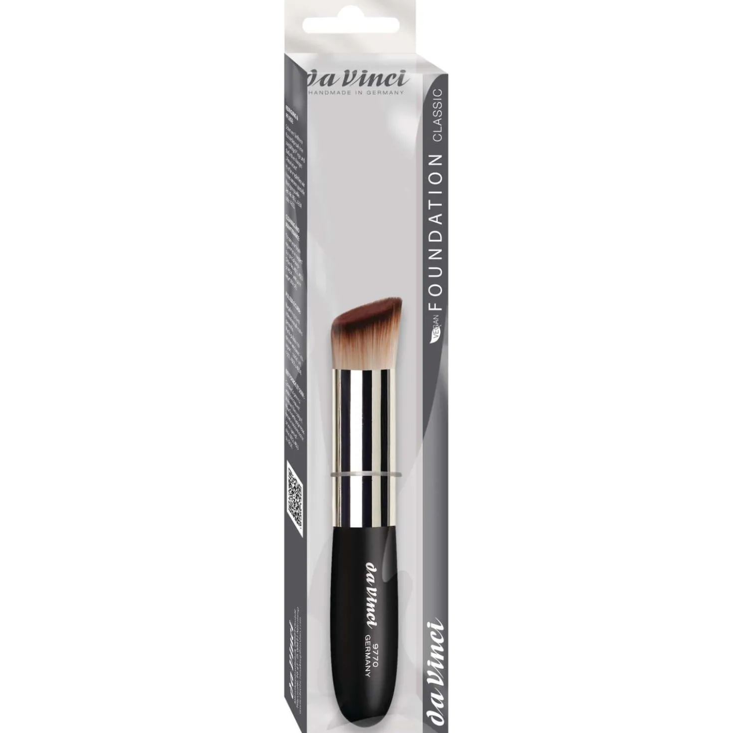 da Vinci CLASSIC Foundation- / Stipplingpinsel schräg, geschmeidige Kunstfasern, Serie 9770