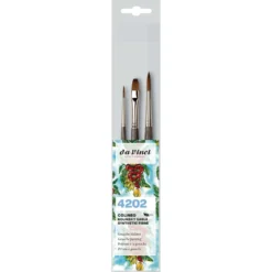 da Vinci COLINEO Gouache-Malpinsel 3er-Set, Serie 4202
