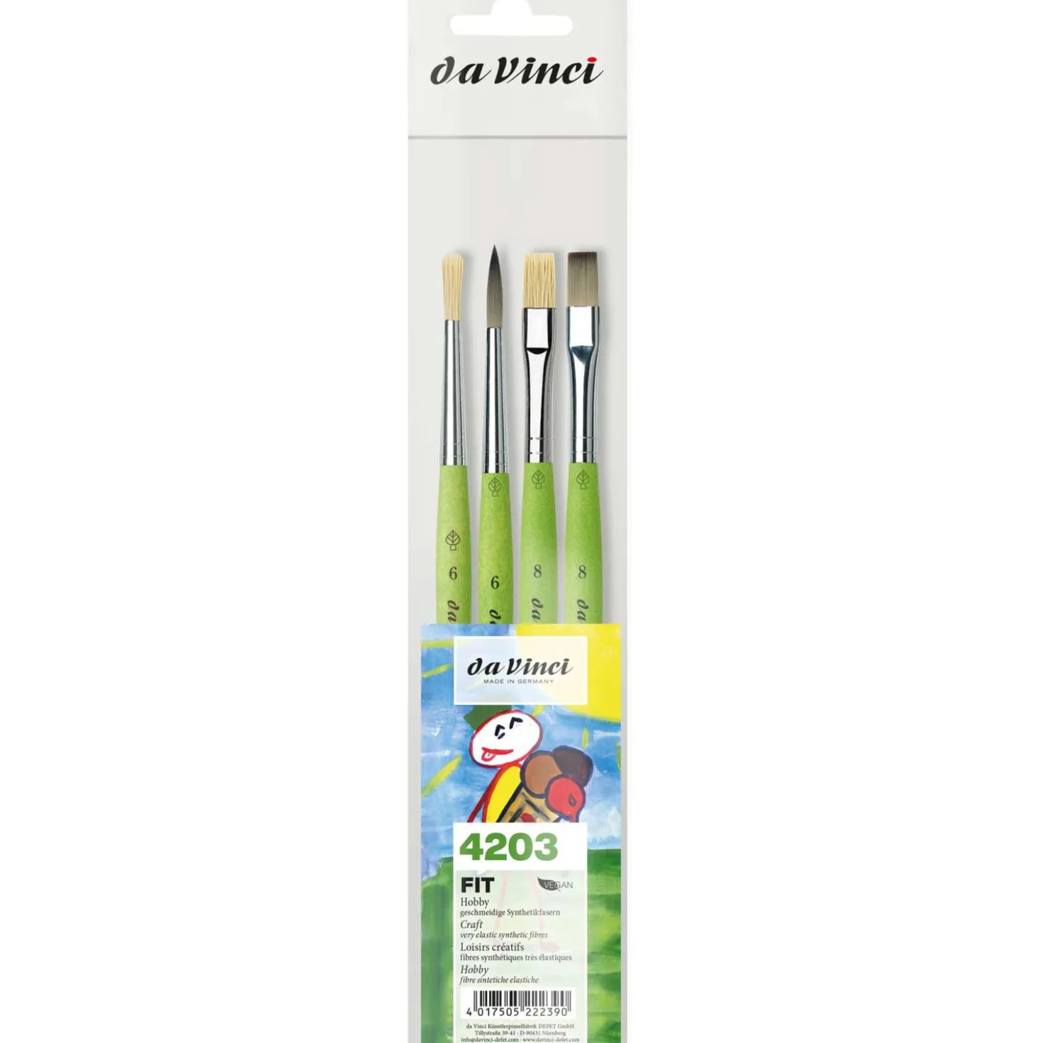 da Vinci FIT SYNTHETICS 4er-Set, Serie 4203