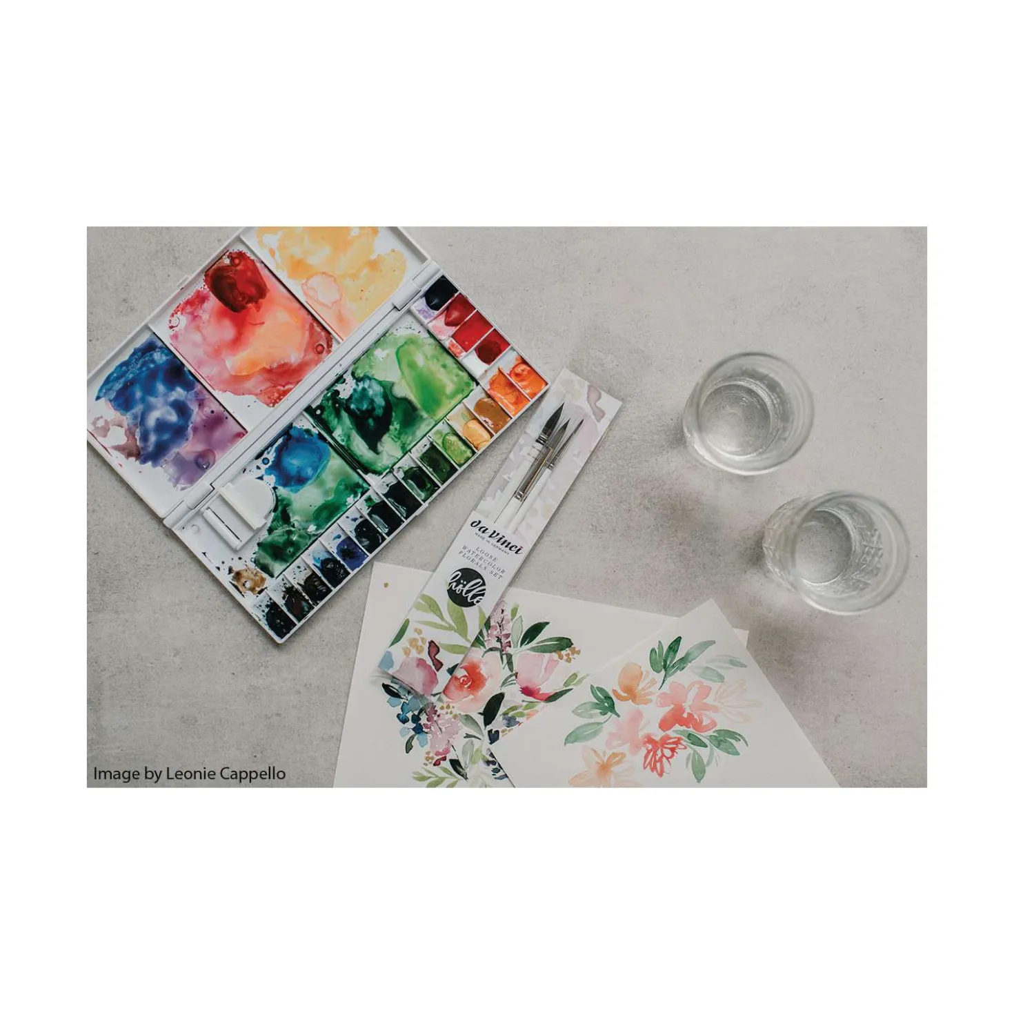 da Vinci "Frau Hölle – Loose Watercolor Florals" Set