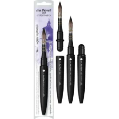 da Vinci GO CASANEO Reise-Verwasch- und Aquarellpinsel, rund, Serie 8498