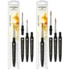 da Vinci GO MAESTRO Reise-Aquarellpinsel, rund mit extrem feiner Nadelspitze, Serie 8535