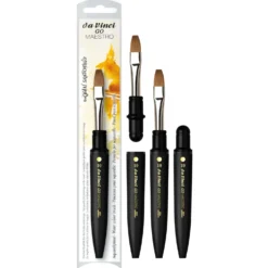 da Vinci GO MAESTRO Reise-Aquarellpinsel, flach, Serie 8501