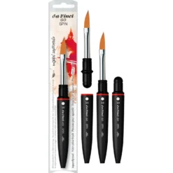 da Vinci GO SPIN Reise-Aquarellpinsel, Schwertpinsel, Serie 8887