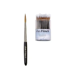 da Vinci Kolinsky Rotmarder Aquarellpinsel Serie 902, 25er-Runddose