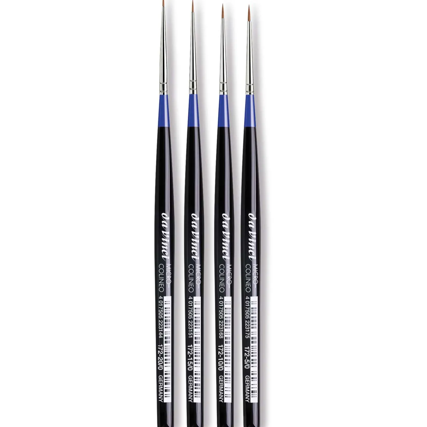da Vinci MICRO-COLINEO Set, Serie 172, 4 Miniaturpinsel