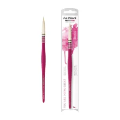 da Vinci PRETTY PINK Synthetik-Aquarellpinsel, Serie 494