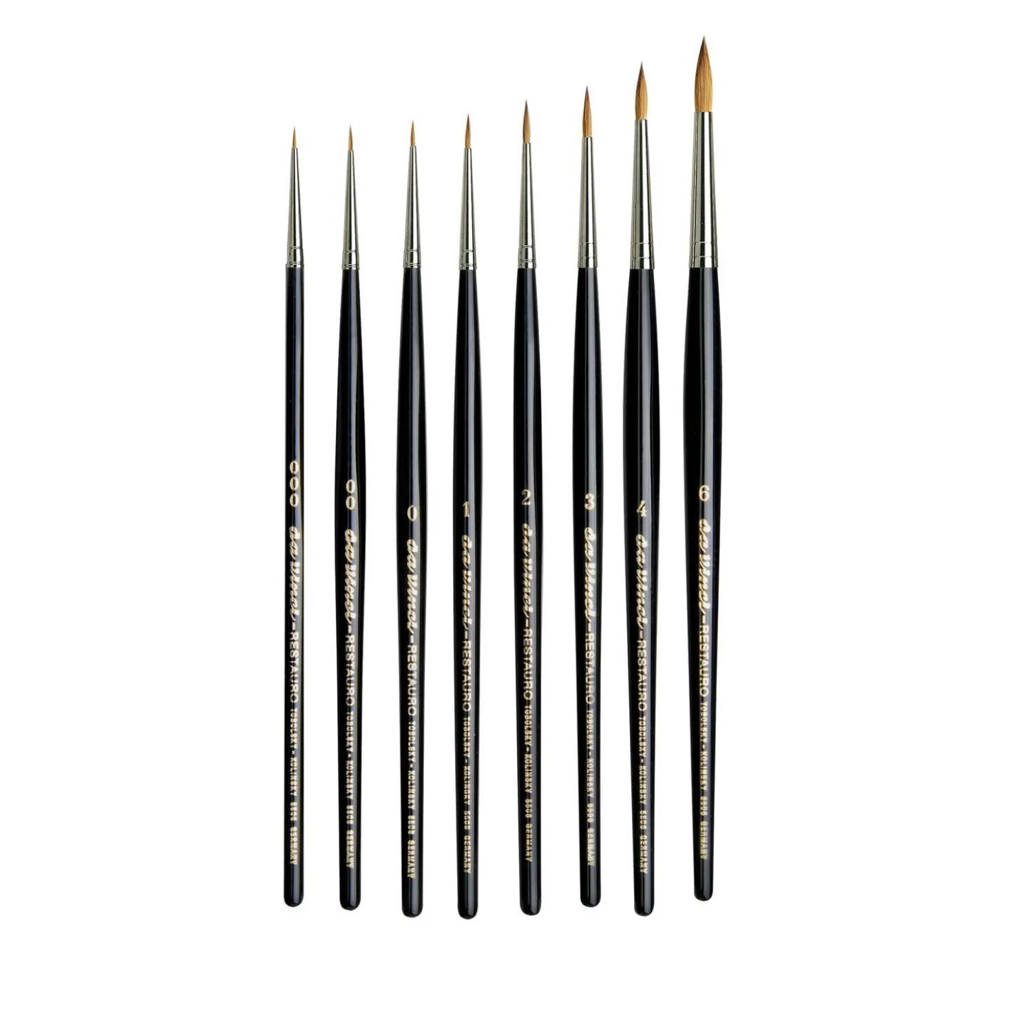 da Vinci RESTAURO-Restaurierpinsel Serie 5506, Rotmarderhaare
