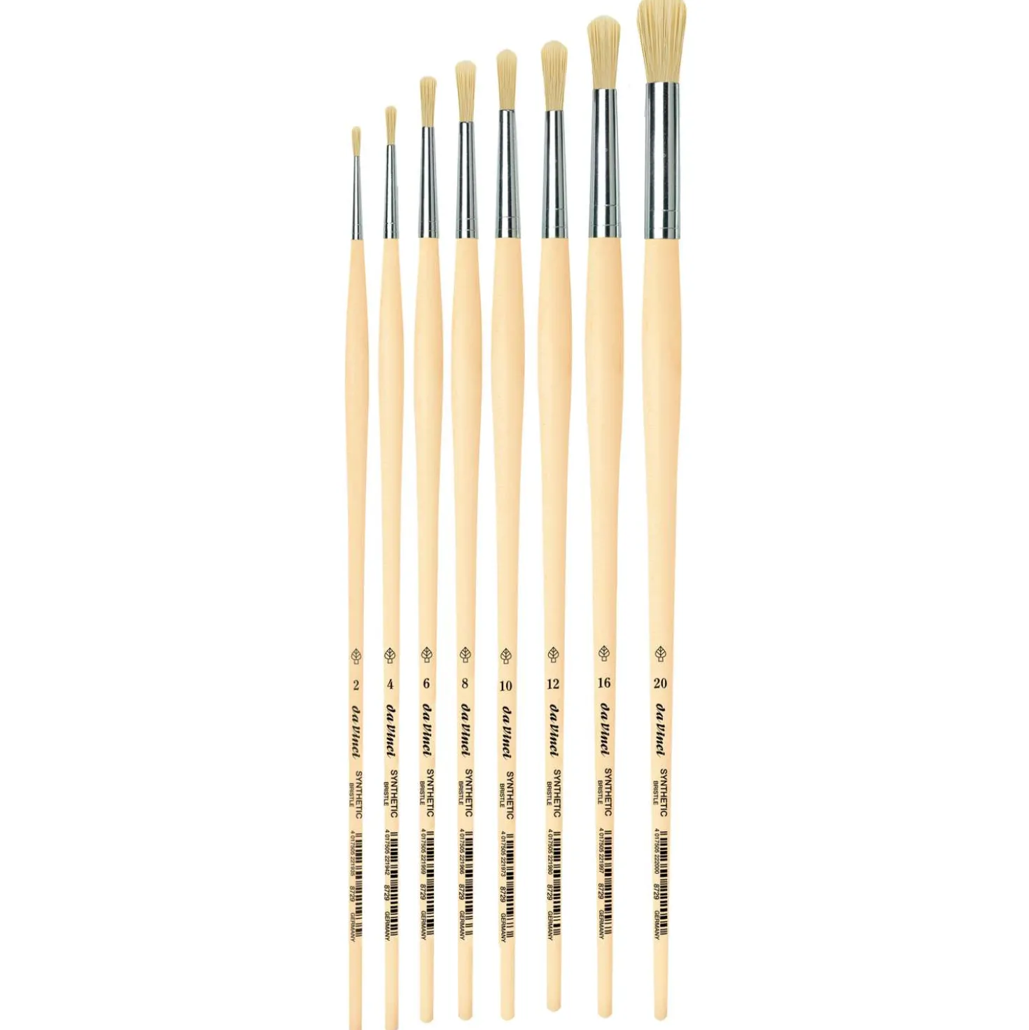 da Vinci SYNTHETIC BRISTLE rund, Serie 8729