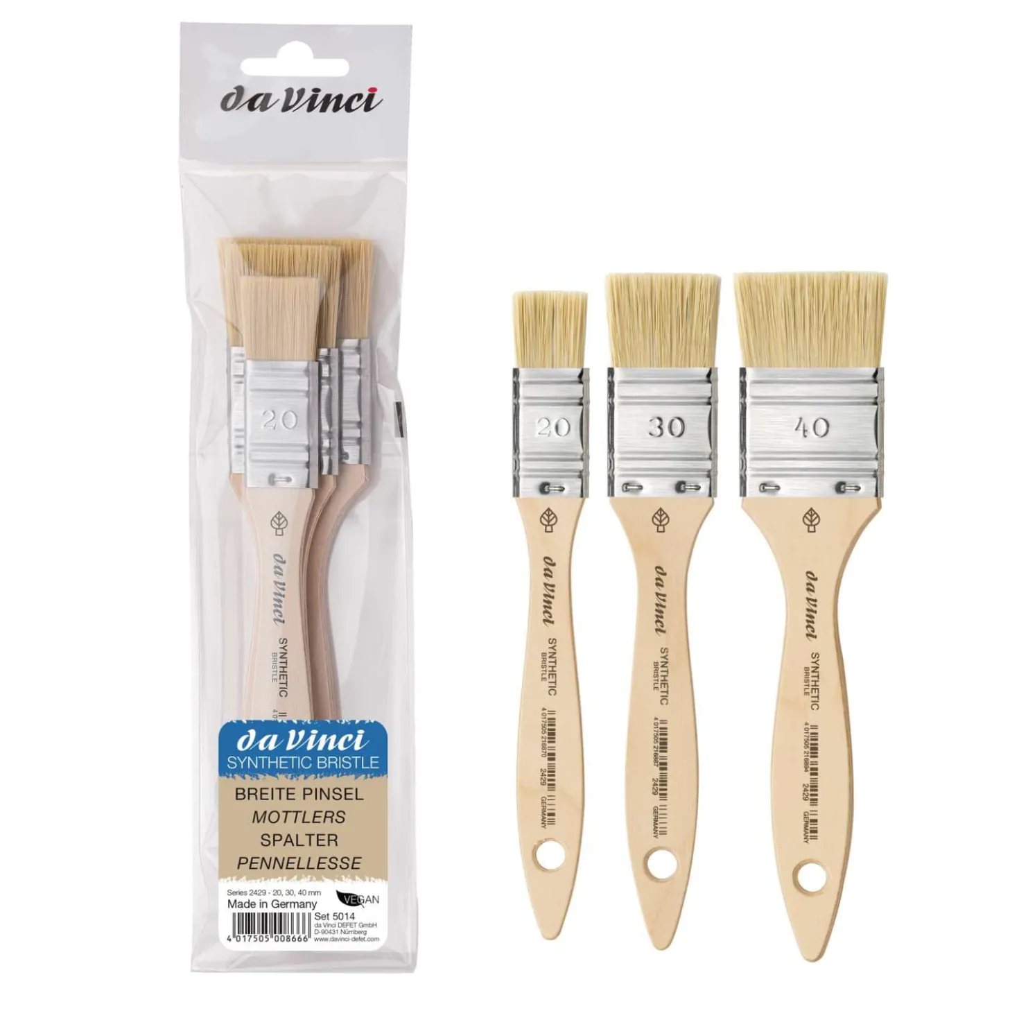 da Vinci Synthetikborstenpinsel Set 5014