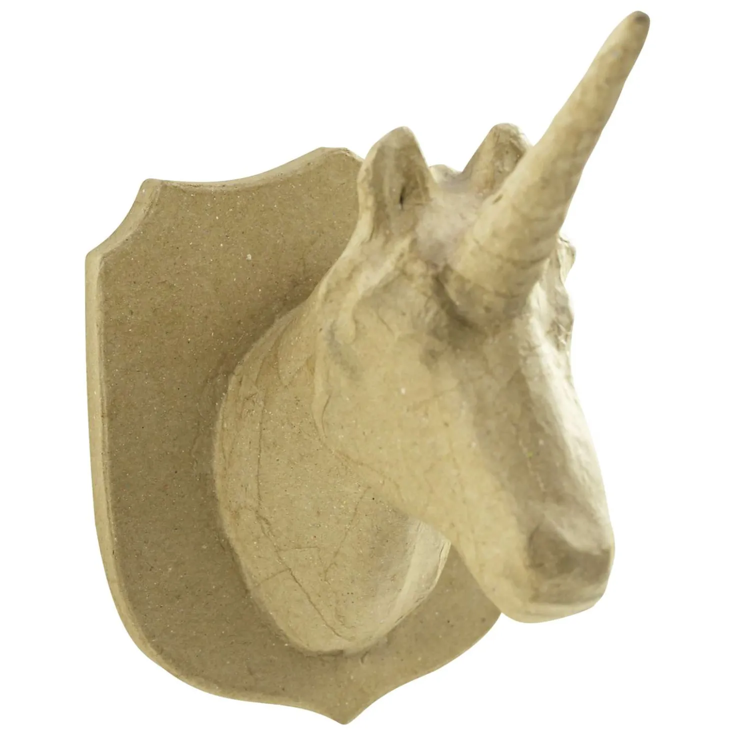 décopatch® Pappfigur Trophäe Einhorn S