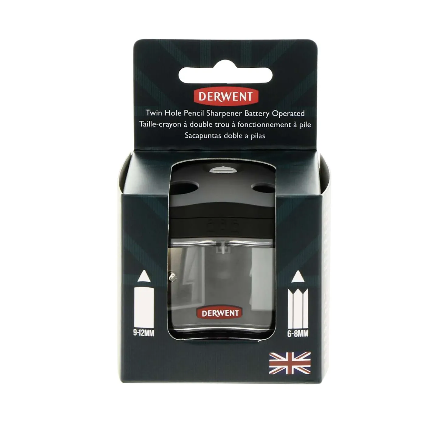 DERWENT batteriebetriebener Doppel-Spitzer