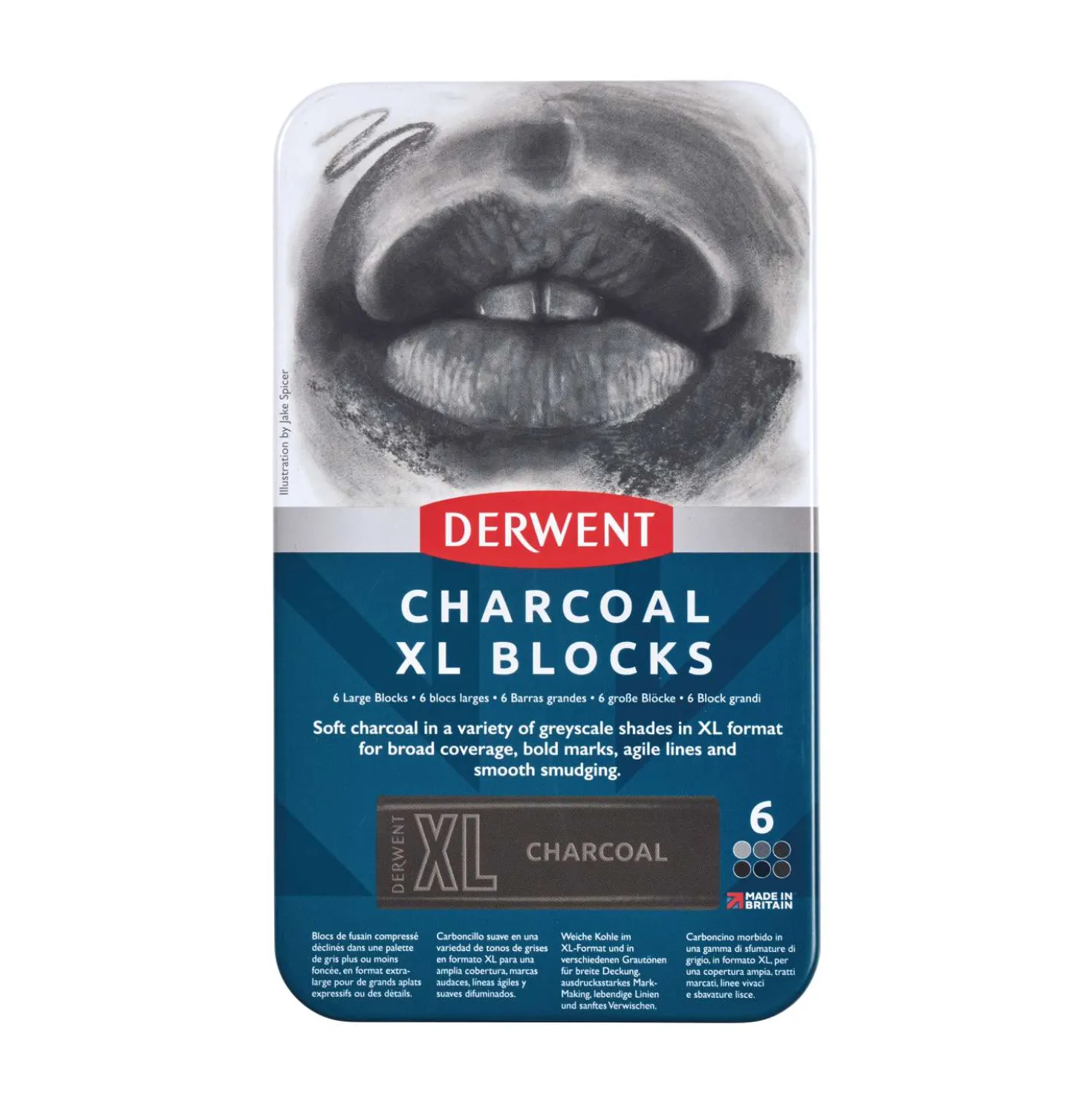 DERWENT Charcoal XL Blocks Set