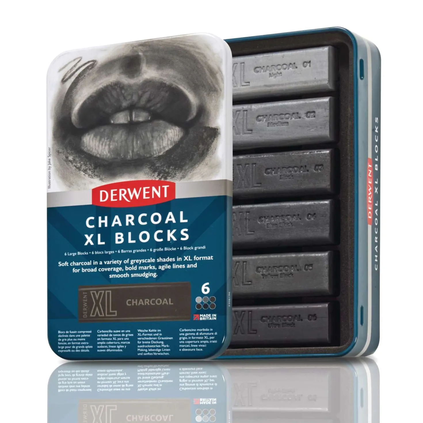 DERWENT Charcoal XL Blocks Set