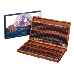 DERWENT Coloursoft Künstler-Farbstift im 72er-Holzkasten