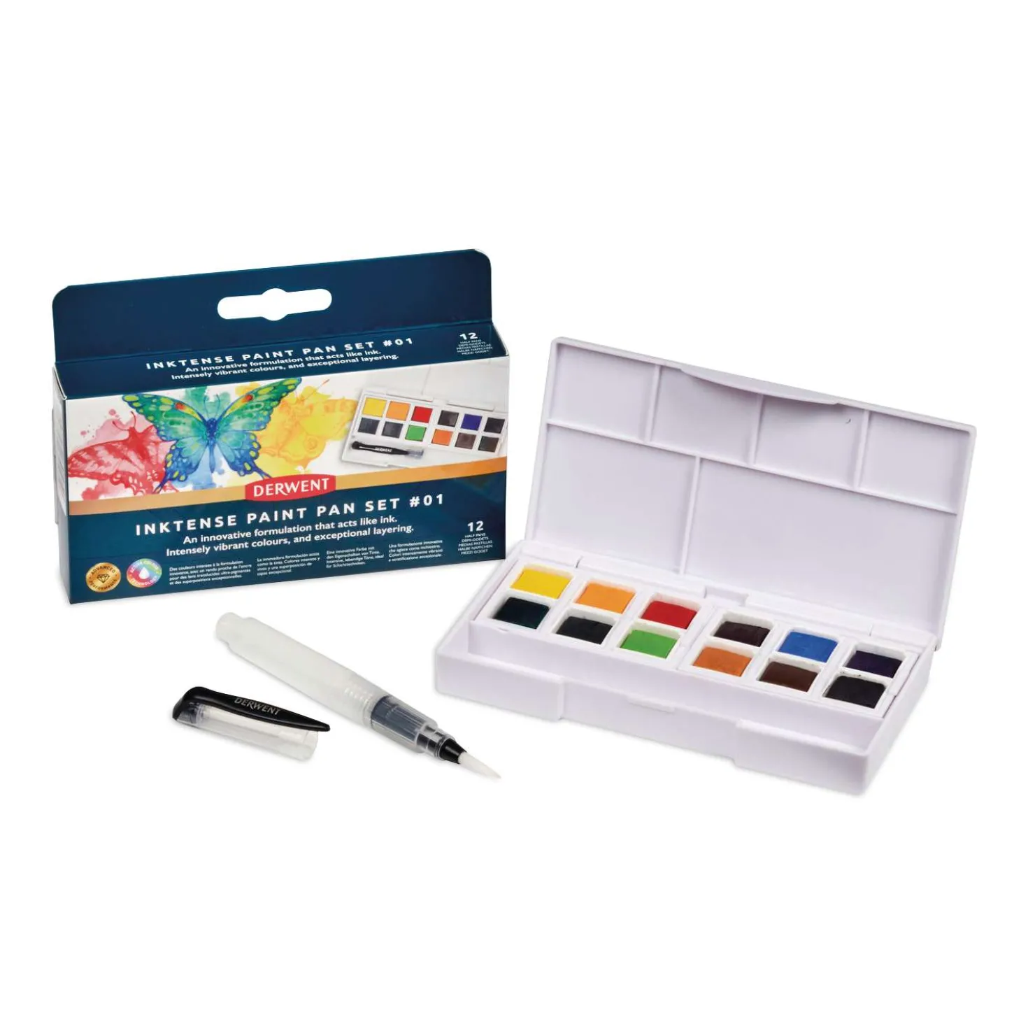 DERWENT INKTENSE Paint Pan Reise-Sets