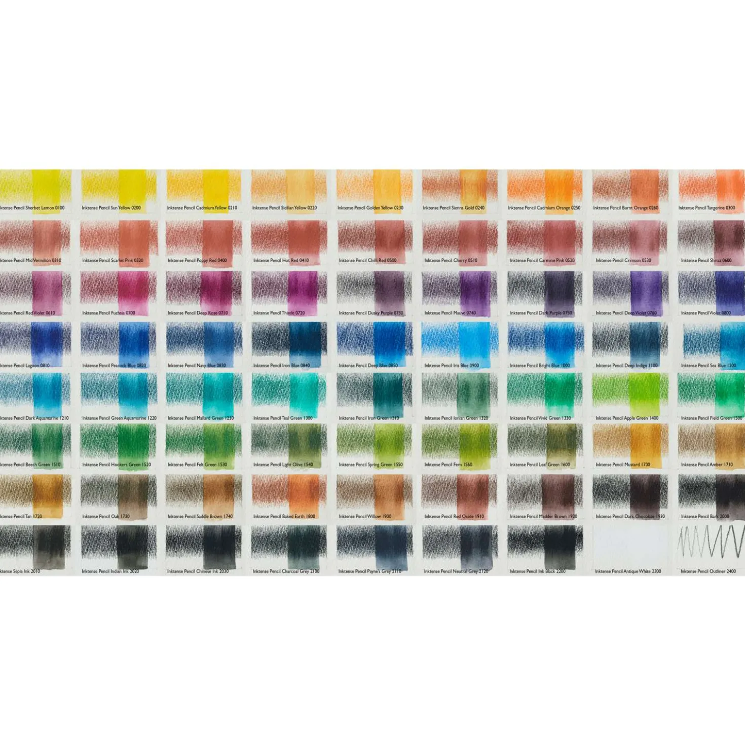 DERWENT INKTENSE Set Aquarellstifte auf Tintenbasis