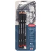 DERWENT Kohlestifte 4er-Set