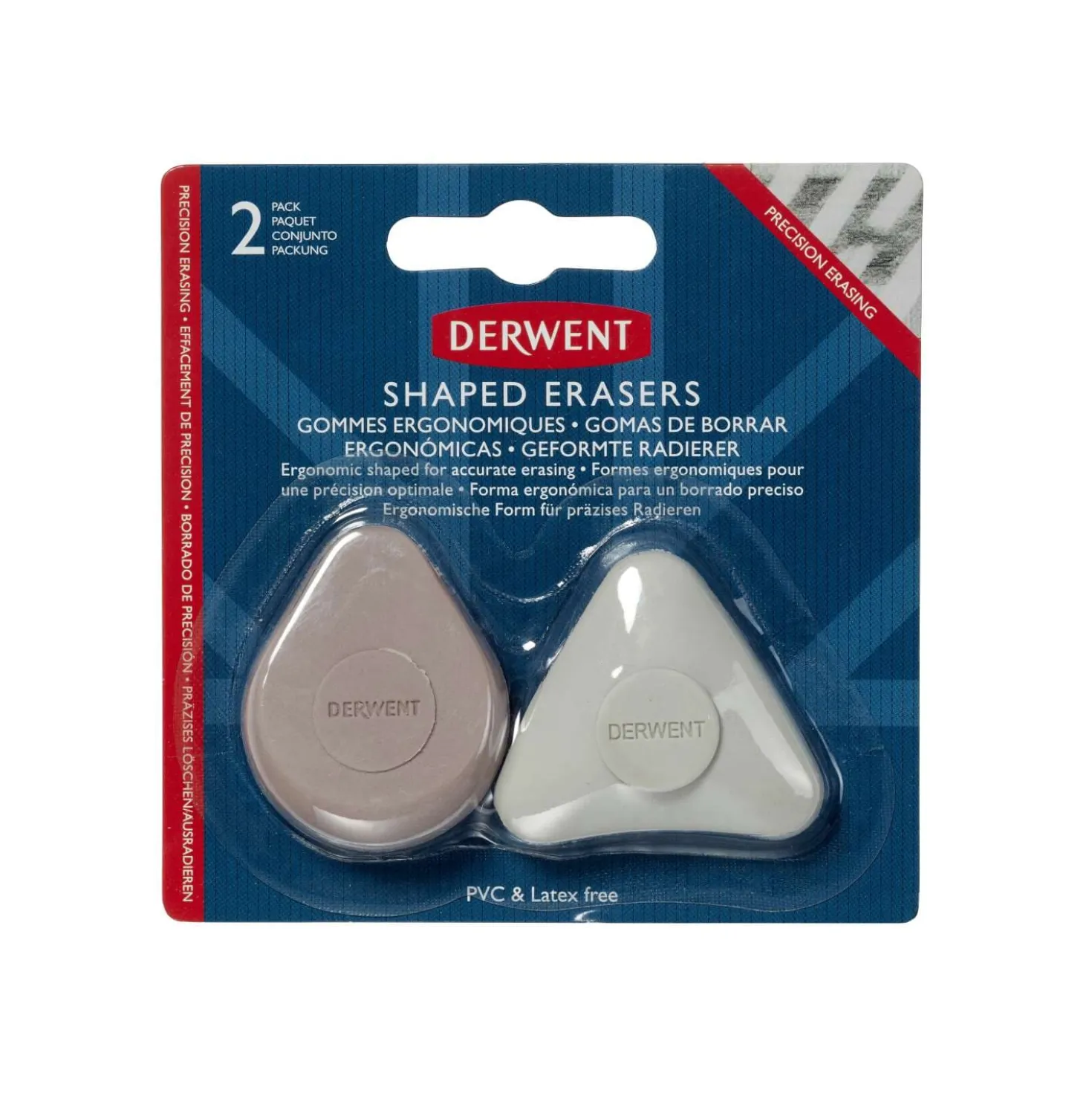 DERWENT Radiergummi 2er Set