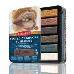 DERWENT Tinted Charcoal XL Blocks Set