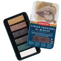 DERWENT Tinted Charcoal XL Blocks Set