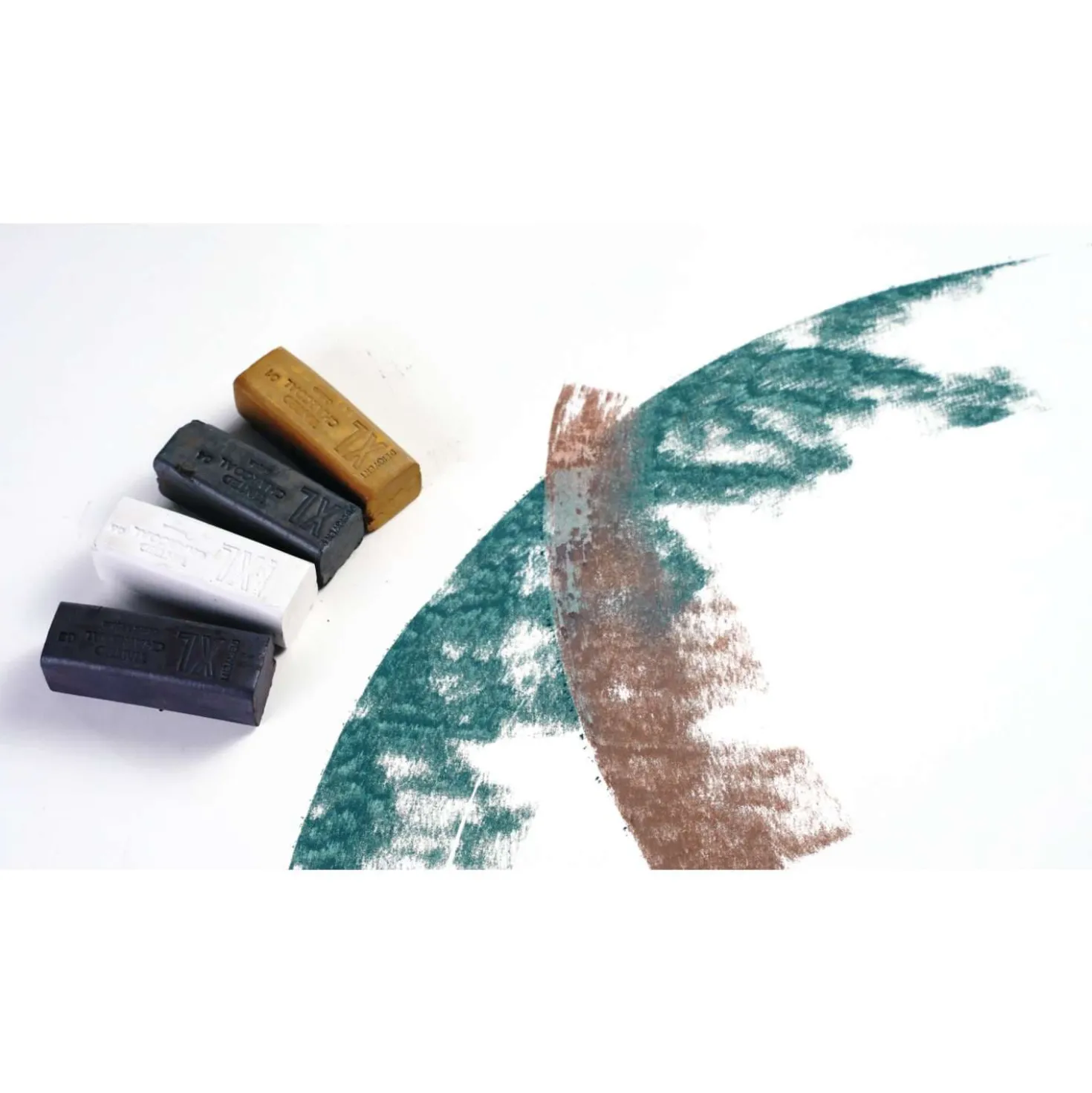 DERWENT Tinted Charcoal XL Blocks Set
