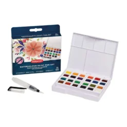 DERWENT Watercolour Paint Pan Sets