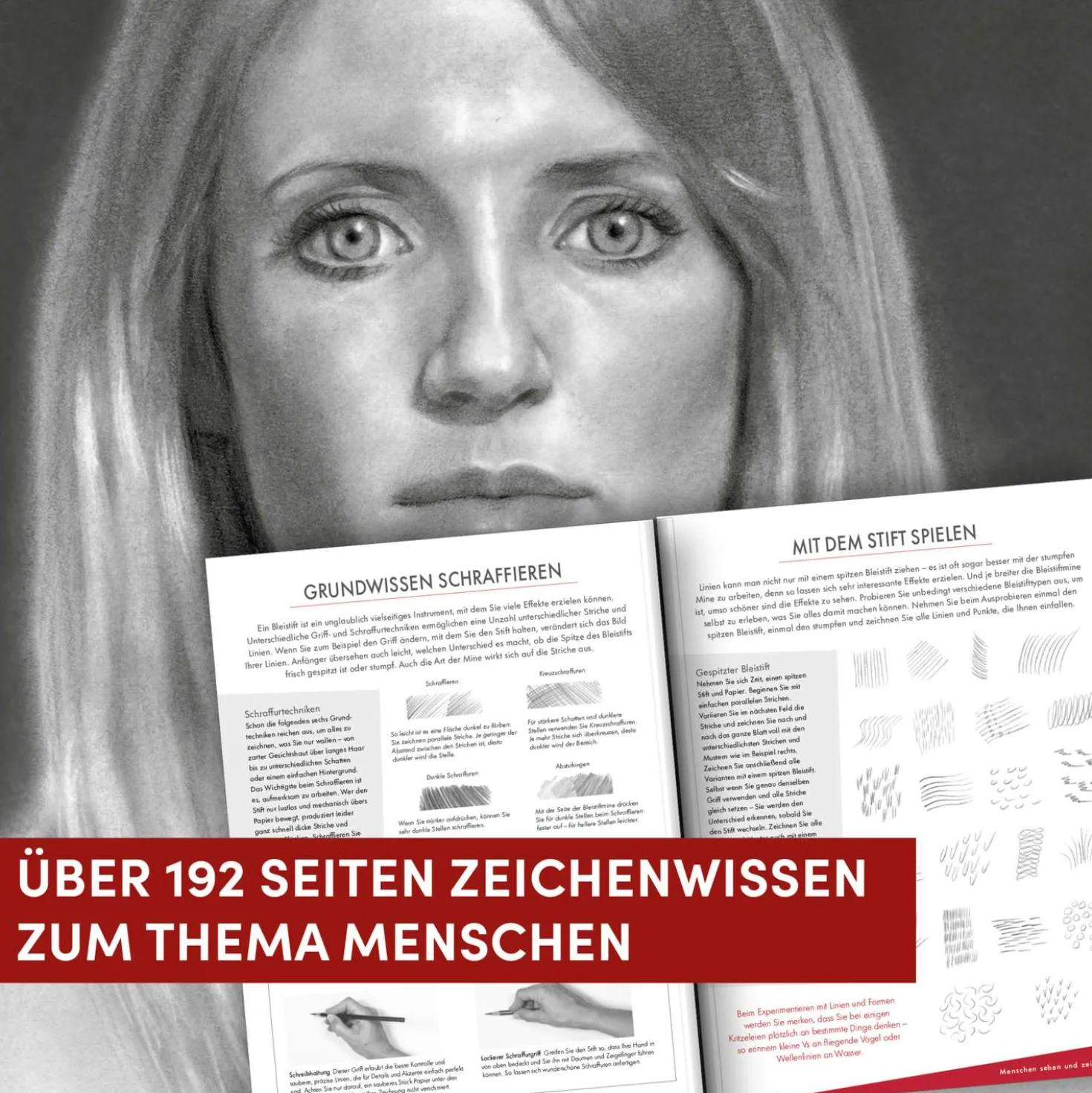 Die Kunst des Zeichnens Menschen. Die beste Zeichenschule