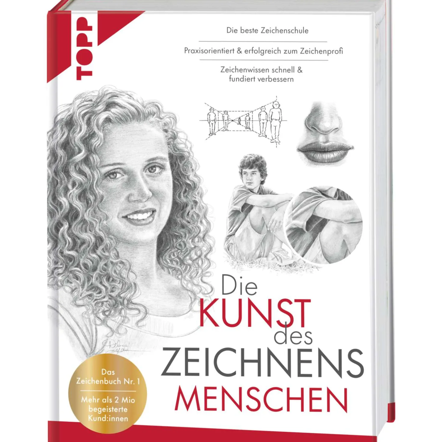 Die Kunst des Zeichnens Menschen. Die beste Zeichenschule