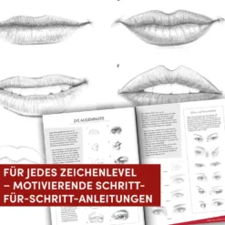 Die Kunst des Zeichnens Menschen. Die beste Zeichenschule