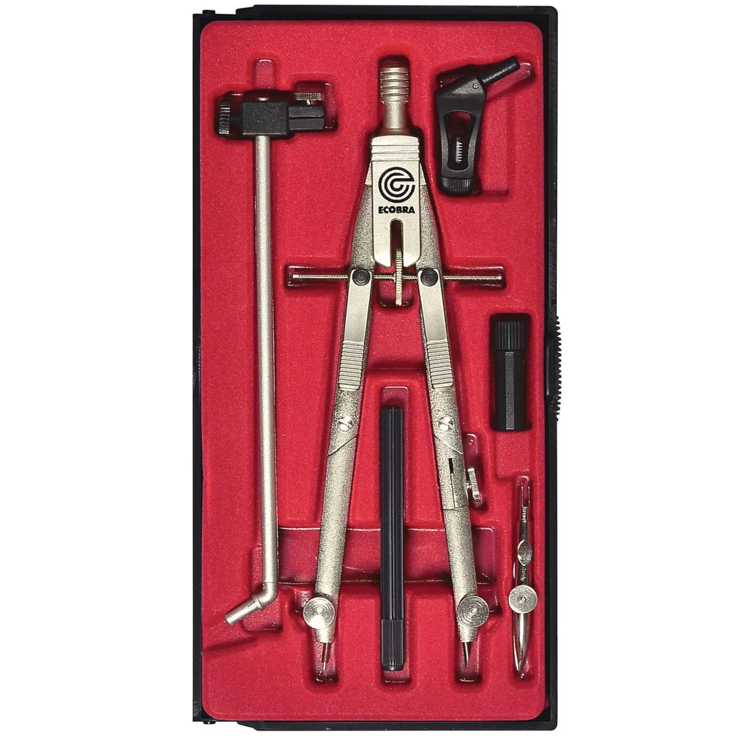 ECOBRA Silver Master Schnellverstellzirkel-Set