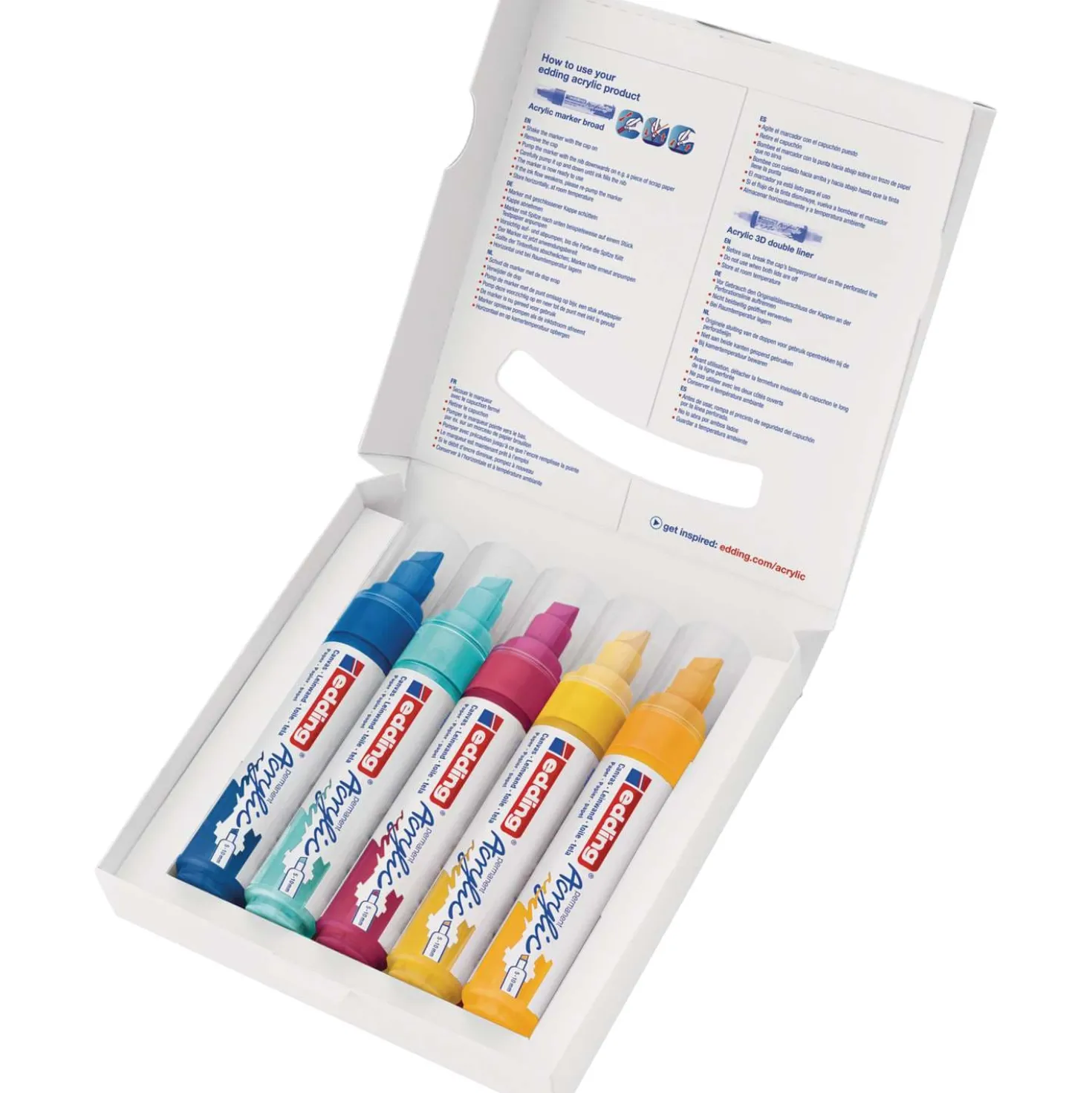 edding® 5000 Acrylmarker 5er-Sets