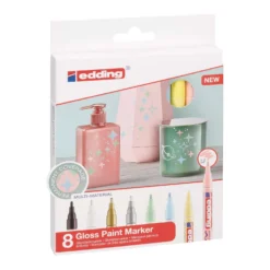 edding® 751 creative Glanzlack-Marker, 8er Set pastell